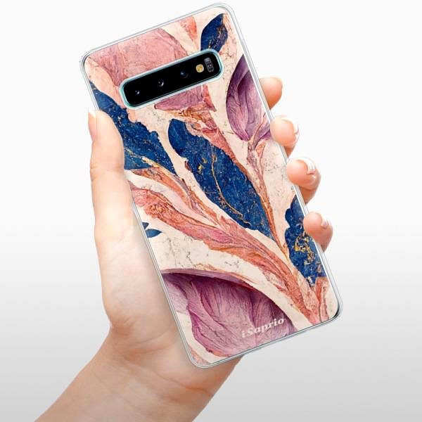 Kryt na mobil iSaprio Purple Leaves na Samsung Galaxy S10 ...