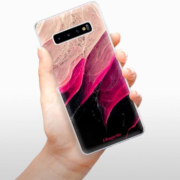 Kryt na mobil iSaprio Black and Pink na Samsung Galaxy S10+ ...