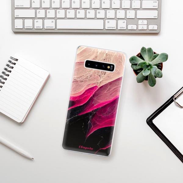 Kryt na mobil iSaprio Black and Pink na Samsung Galaxy S10+ ...