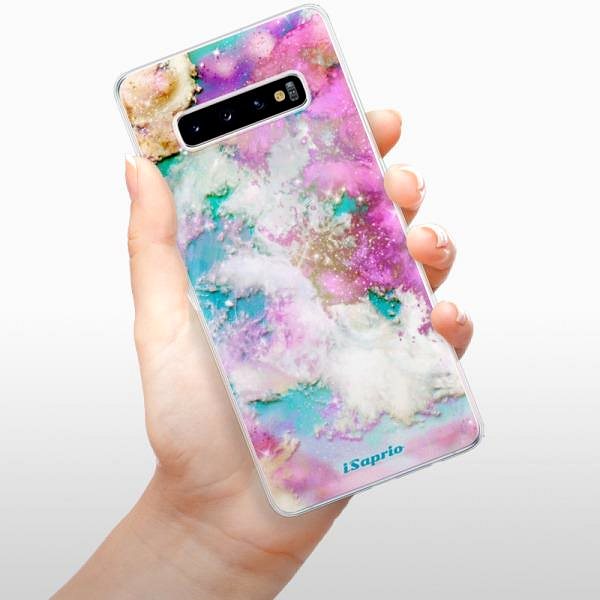 Kryt na mobil iSaprio Galactic Paper na Samsung Galaxy S10+ ...