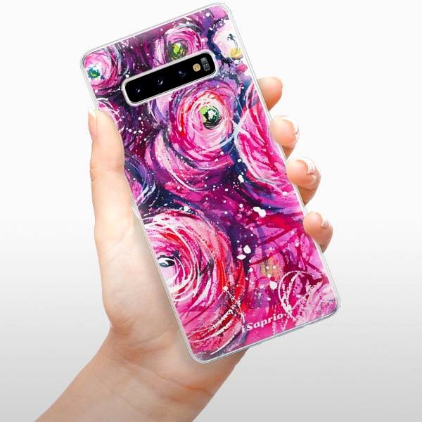 Kryt na mobil iSaprio Pink Bouquet na Samsung Galaxy S10+ ...