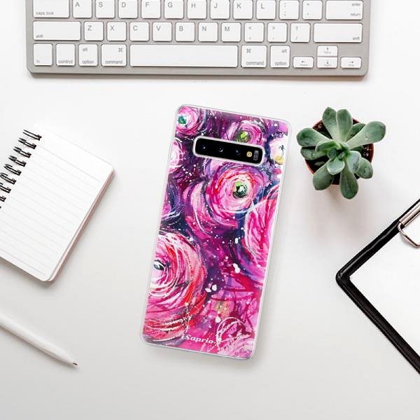 Kryt na mobil iSaprio Pink Bouquet na Samsung Galaxy S10+ ...