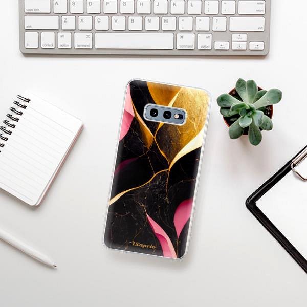 Kryt na mobil iSaprio Gold Pink Marble pre Samsung Galaxy S10e ...