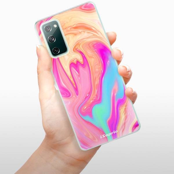 Kryt na mobil iSaprio Orange Liquid pro Samsung Galaxy S20 FE ...