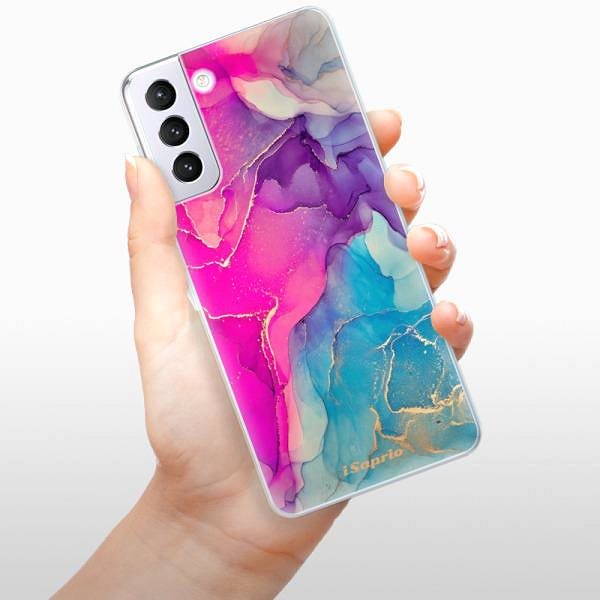 Kryt na mobil iSaprio Purple Ink na Samsung Galaxy S21+ ...