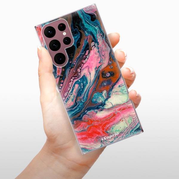 Kryt na mobil iSaprio Abstract Paint 01 na Samsung Galaxy S22 Ultra 5G ...