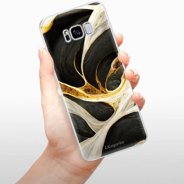 Kryt na mobil iSaprio Black and Gold na Samsung Galaxy S8 ...