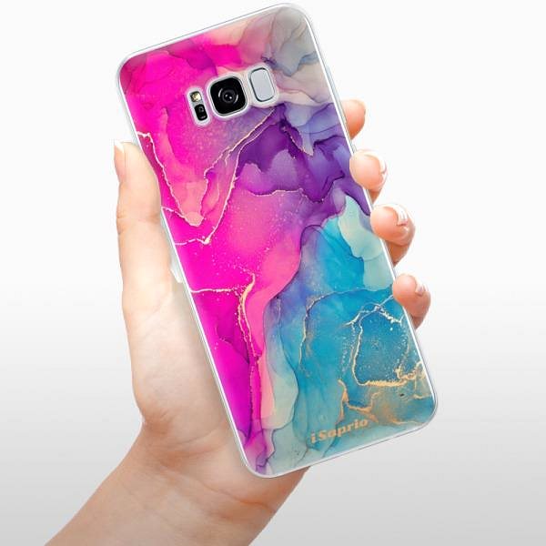 Kryt na mobil iSaprio Purple Ink na Samsung Galaxy S8 ...