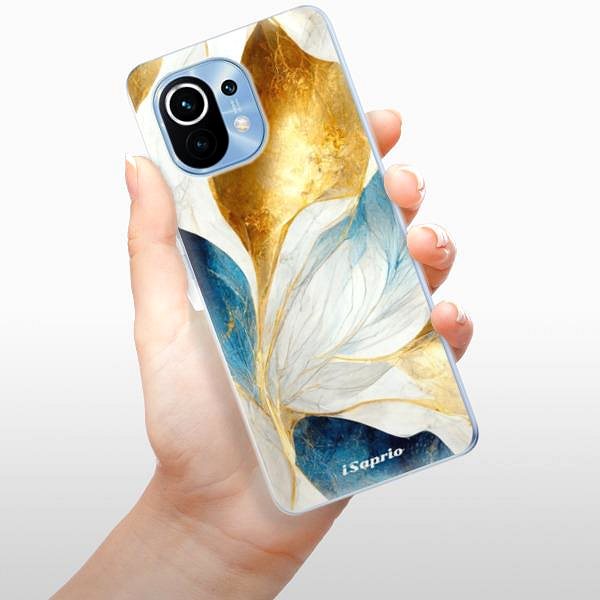 Kryt na mobil iSaprio Blue Leaves pre Xiaomi Mi 11 ...