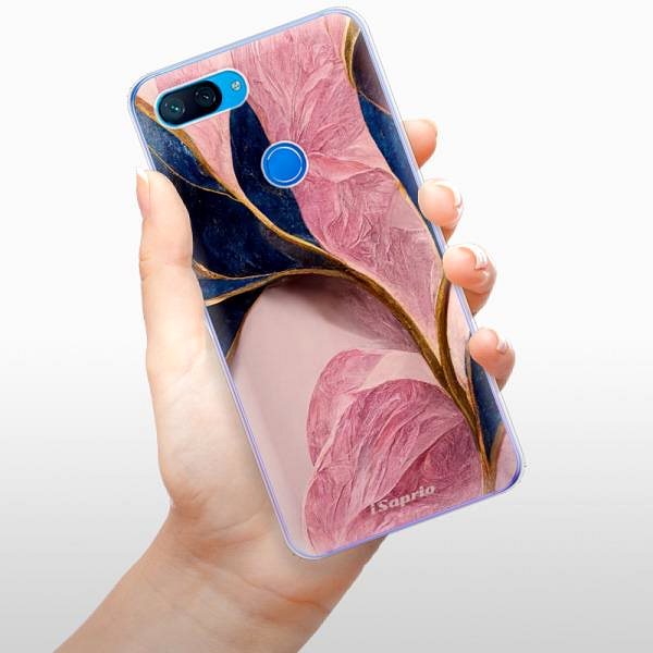 Kryt na mobil iSaprio Pink Blue Leaves pre Xiaomi Mi 8 Lite ...