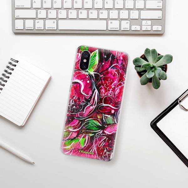 Kryt na mobil iSaprio Burgundy pro Xiaomi Mi 8 Pro ...