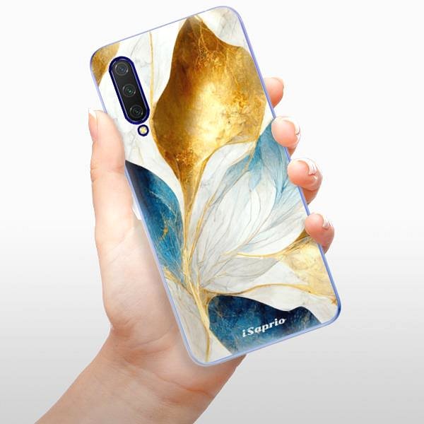 Kryt na mobil iSaprio Blue Leaves na Xiaomi Mi 9 Lite ...