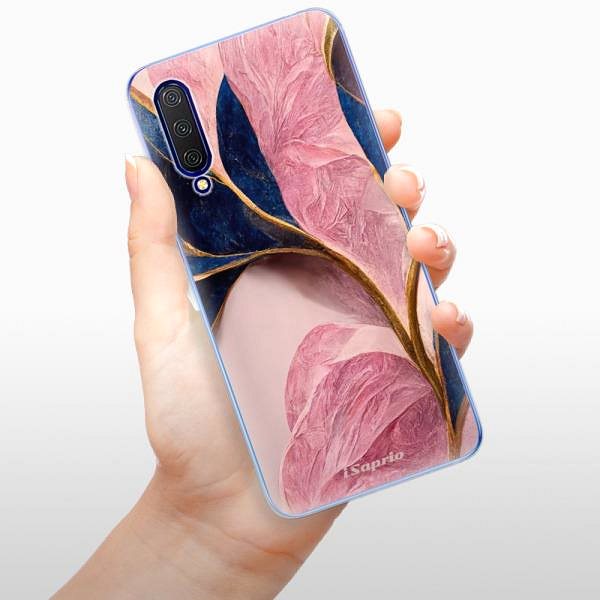 Kryt na mobil iSaprio Pink Blue Leaves na Xiaomi Mi 9 Lite ...