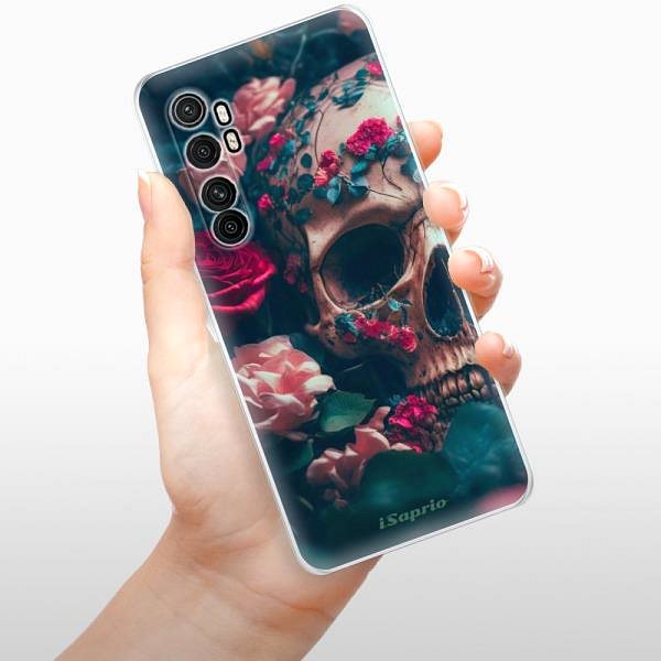 Kryt na mobil iSaprio Skull in Roses pre Xiaomi Mi Note 10 Lite ...