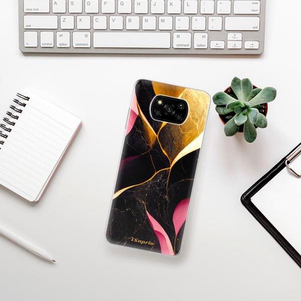 Kryt na mobil iSaprio Gold Pink Marble pre Xiaomi Poco X3 Pro / X3 NFC ...