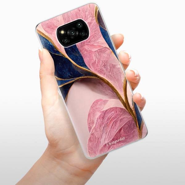 Kryt na mobil iSaprio Pink Blue Leaves na Xiaomi Poco X3 Pro/X3 NFC ...