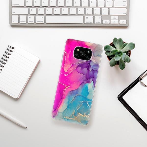 Kryt na mobil iSaprio Purple Ink pre Xiaomi Poco X3 Pro/X3 NFC ...