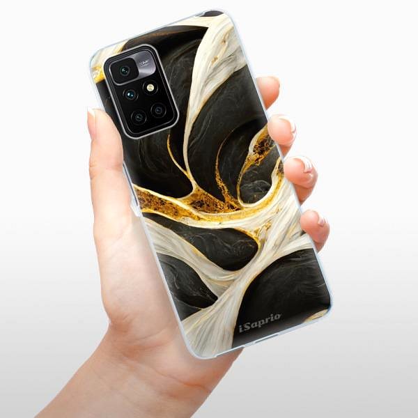 Kryt na mobil iSaprio Black and Gold pre Xiaomi Redmi 10 ...
