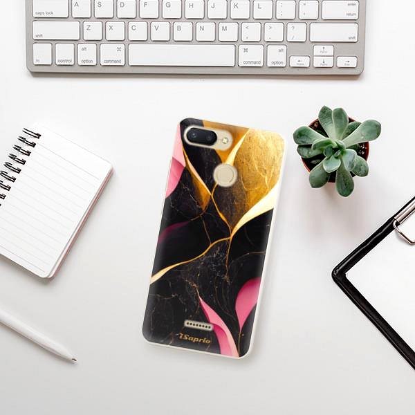Kryt na mobil iSaprio Gold Pink Marble na Xiaomi Redmi 6 ...