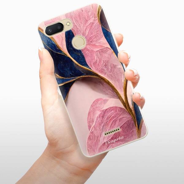 Kryt na mobil iSaprio Pink Blue Leaves na Xiaomi Redmi 6 ...