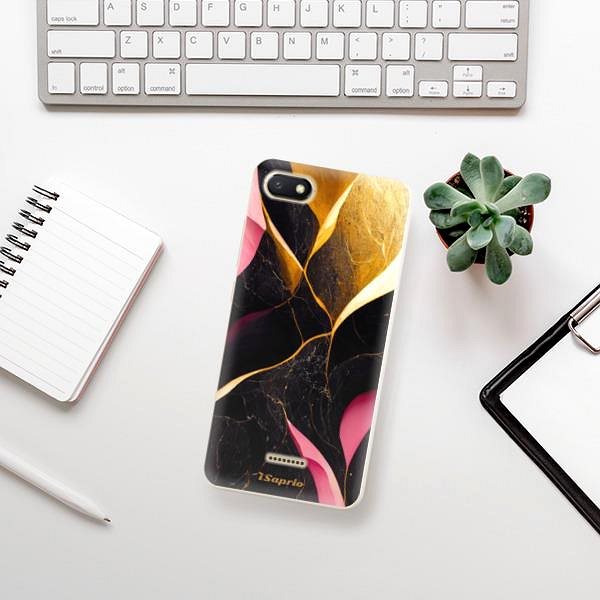 Kryt na mobil iSaprio Gold Pink Marble na Xiaomi Redmi 6A ...