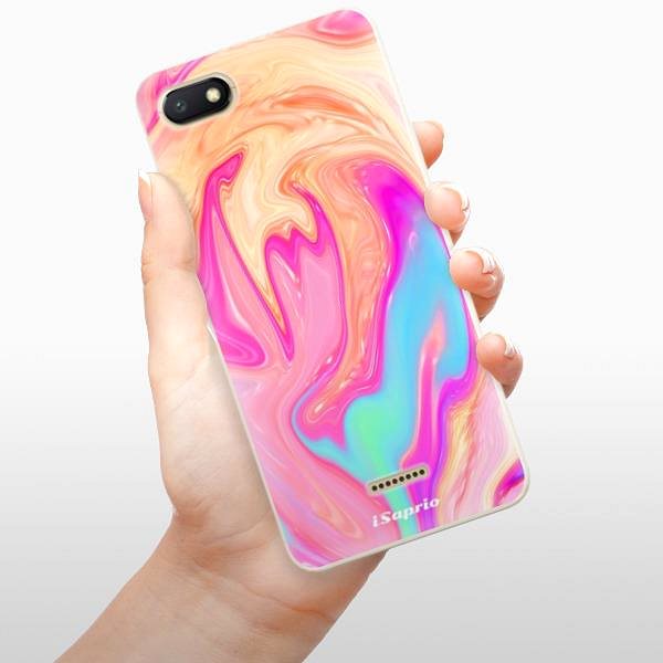 Kryt na mobil iSaprio Orange Liquid pro Xiaomi Redmi 6A ...
