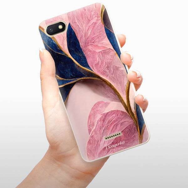 Kryt na mobil iSaprio Pink Blue Leaves pre Xiaomi Redmi 6A ...