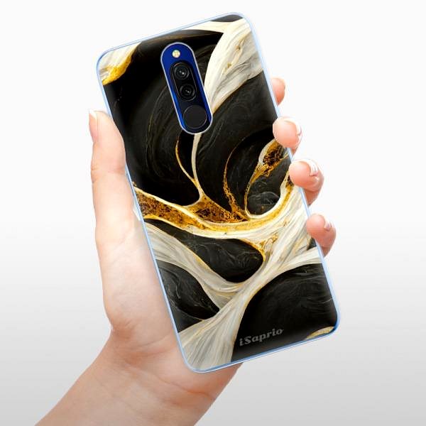Kryt na mobil iSaprio Black and Gold pre Xiaomi Redmi 8 ...