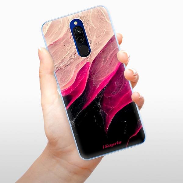 Kryt na mobil iSaprio Black and Pink na Xiaomi Redmi 8 ...