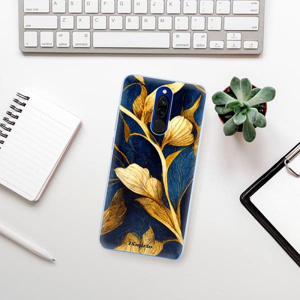 Kryt na mobil iSaprio Gold Leaves pre Xiaomi Redmi 8 ...