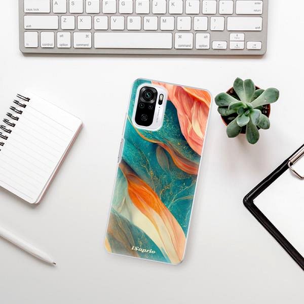 Kryt na mobil iSaprio Abstract Marble na Xiaomi Redmi Note 10/Note 10S ...