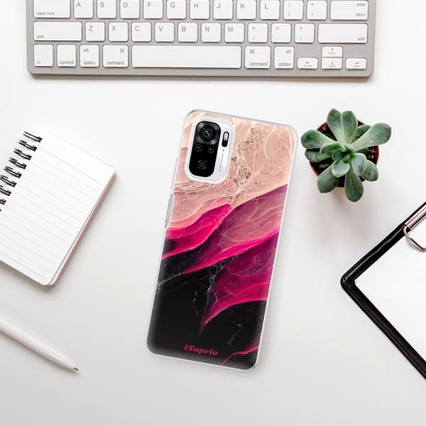Kryt na mobil iSaprio Black and Pink pre Xiaomi Redmi Note 10 / Note 10S ...