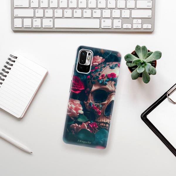 Kryt na mobil iSaprio Skull in Roses pre Xiaomi Redmi Note 10 5G ...
