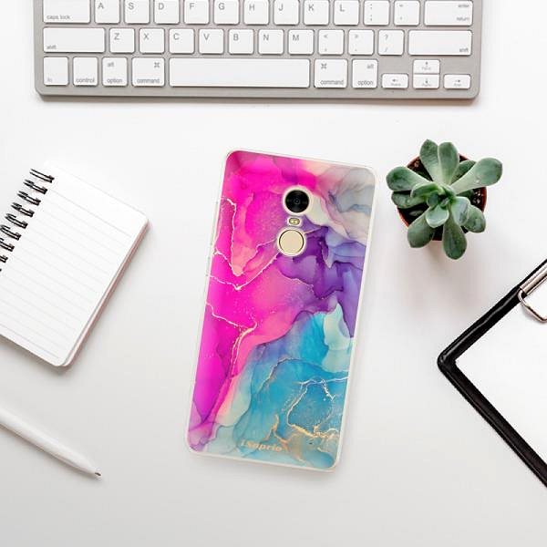 Kryt na mobil iSaprio Purple Ink na Xiaomi Redmi Note 4 ...