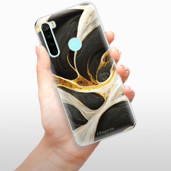 Kryt na mobil iSaprio Black and Gold pre Xiaomi Redmi Note 8 ...