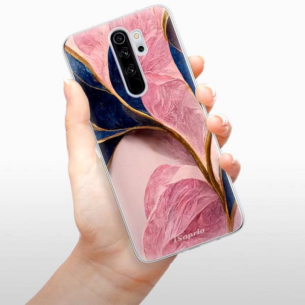 Kryt na mobil iSaprio Pink Blue Leaves pre Xiaomi Redmi Note 8 Pro ...