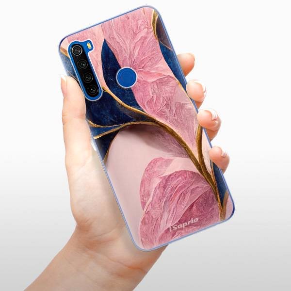 Kryt na mobil iSaprio Pink Blue Leaves pre Xiaomi Redmi Note 8T ...