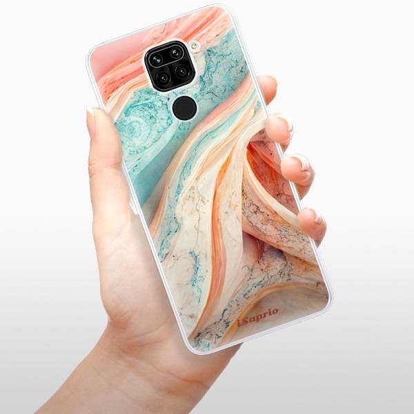 Kryt na mobil iSaprio Orange and Blue na Xiaomi Redmi Note 9 ...