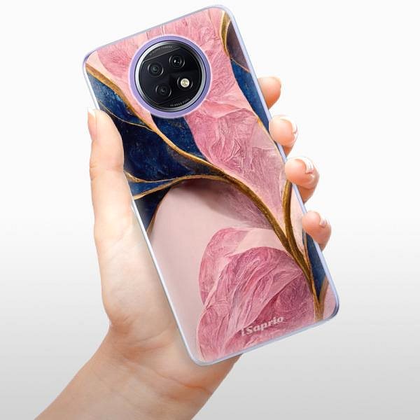 Kryt na mobil iSaprio Pink Blue Leaves pre Xiaomi Redmi Note 9T ...