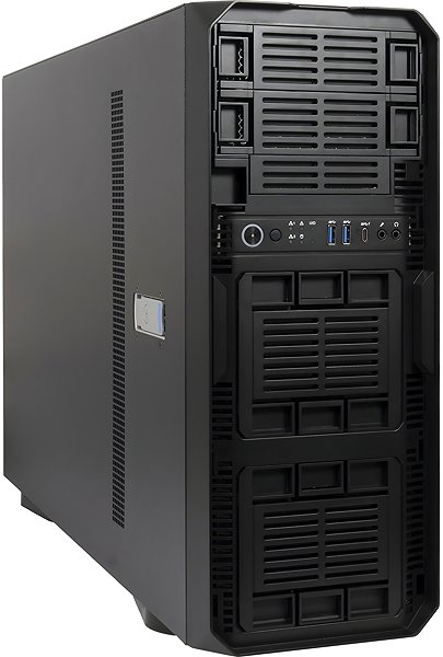 Inter-Tech IPC SR-680 Tower - Black computer case.
