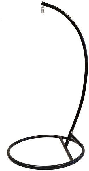 Závesné kreslo IWHome Závesné kreslo AMBROSIA s vankúšmi čierna + stojan ERIS čierna IWH-10190006 + IWH-10260002 ...
