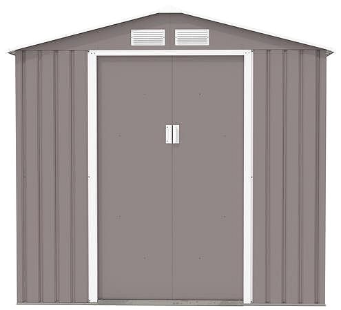 Garden Shed IWHome Garden house ARES A, light grey + floor construction ARES A Screen