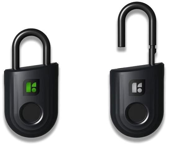 Vorhängeschloss Igloohome Padlock Lite - Smart-Vorhängeschloss, Fingerabdruck, rot ...