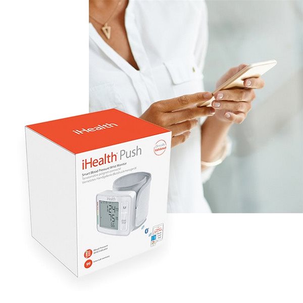 Manometer iHealth Push - Handgelenk-Blutdruckmesser Verpackung/Box