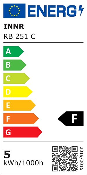 LED Bulb Innr Smart LED bulb E14 Color, candle shape, compatible with Philips Hue, 16M colours and white tone Energy label