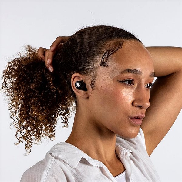 Vezeték nélküli fül-/fejhallgató JLAB JBuds Air ANC True Wireless Earbuds Black Lifestyle