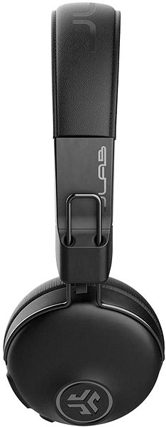 Vezeték nélküli fül-/fejhallgató JLAB Studio ANC Wireless On Ear Headphones Black Oldalnézet