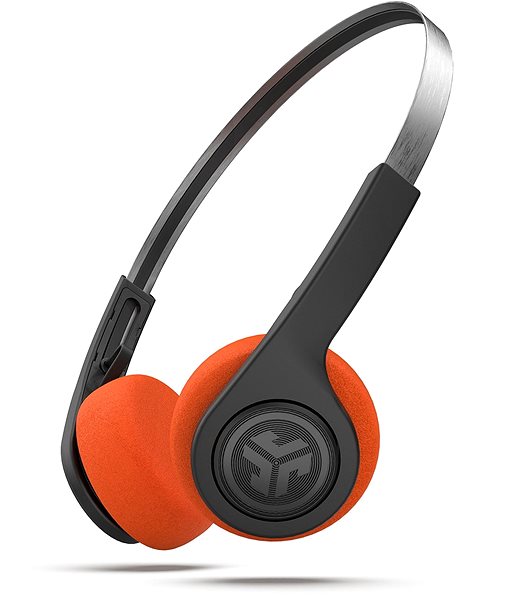 Kabellose Kopfhörer JLAB Rewind Wireless Retro Headphones Black Seitlicher Anblick