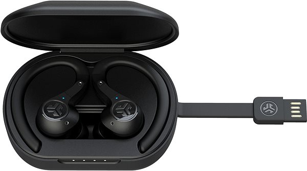 Wireless Headphones JLAB Epic Air Sport ANC TWS Black Connectivity (ports)