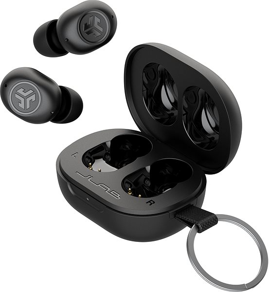 Vezeték nélküli fül-/fejhallgató JLAB JBuds Mini True Wireless Earbuds Black ...